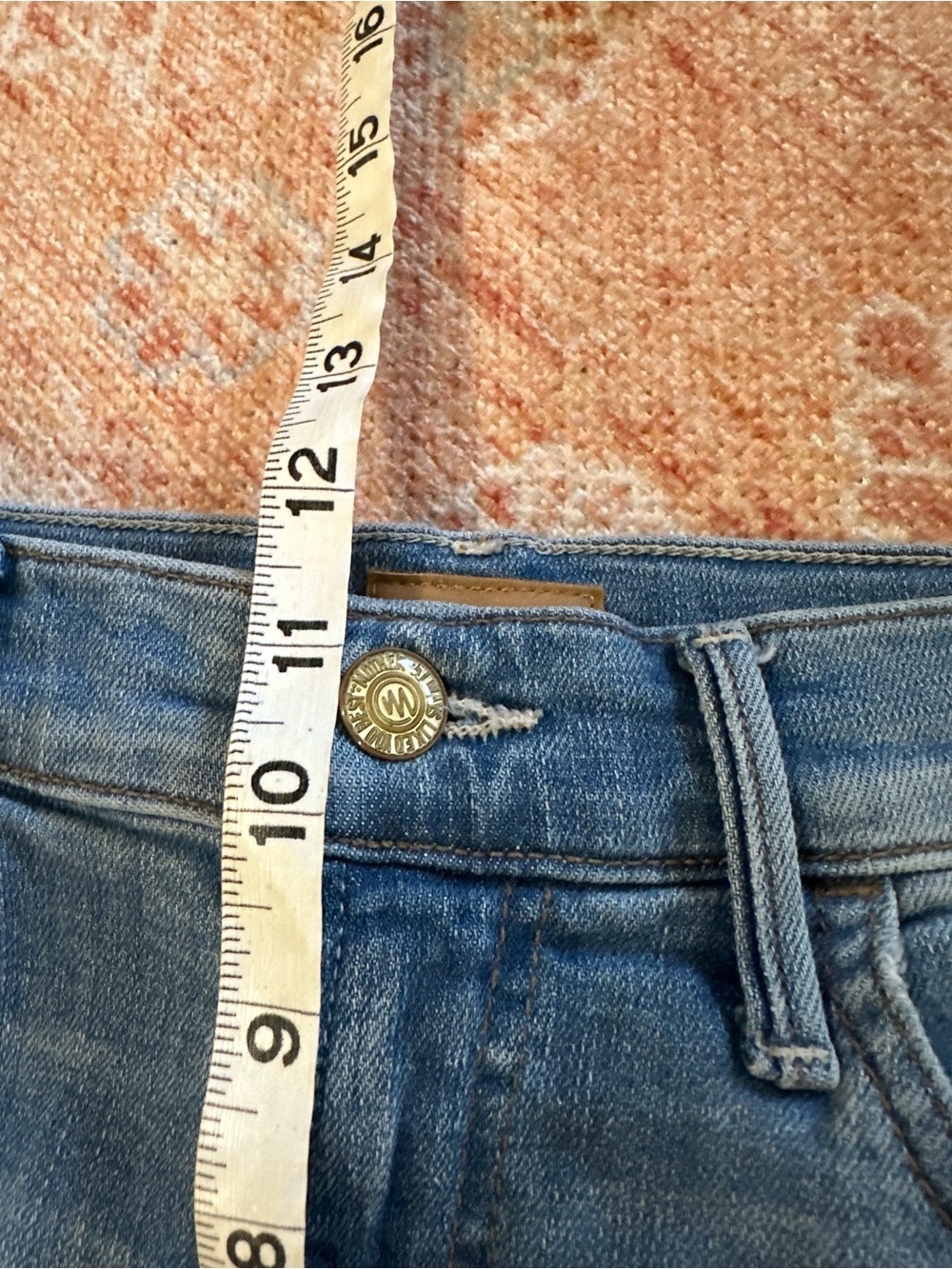 Mother The Hustler Ankle Fray in Shaken, Not Stirred size 26 designer jeans - Picture 8 of 11